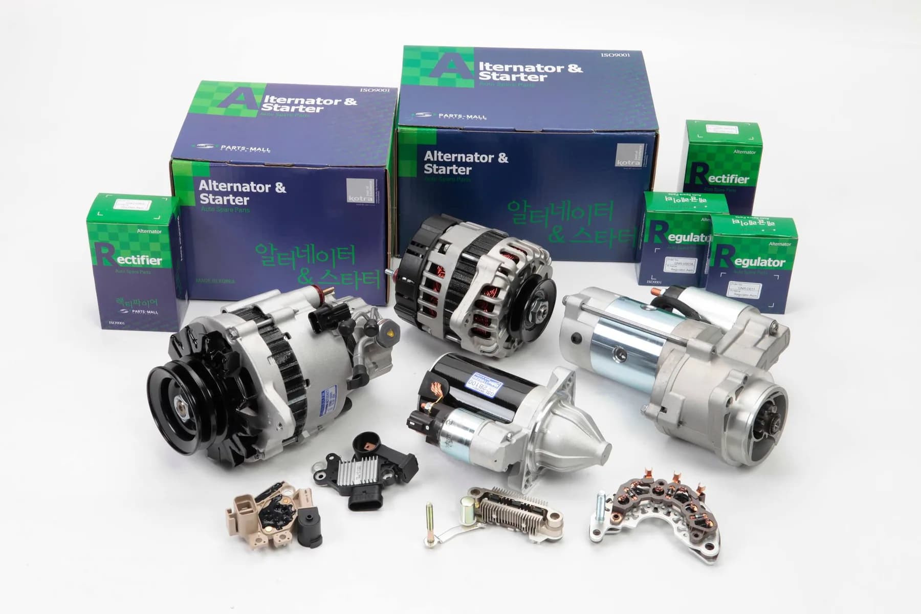 Electrical and Sensors components from the Parts-Mall product range.